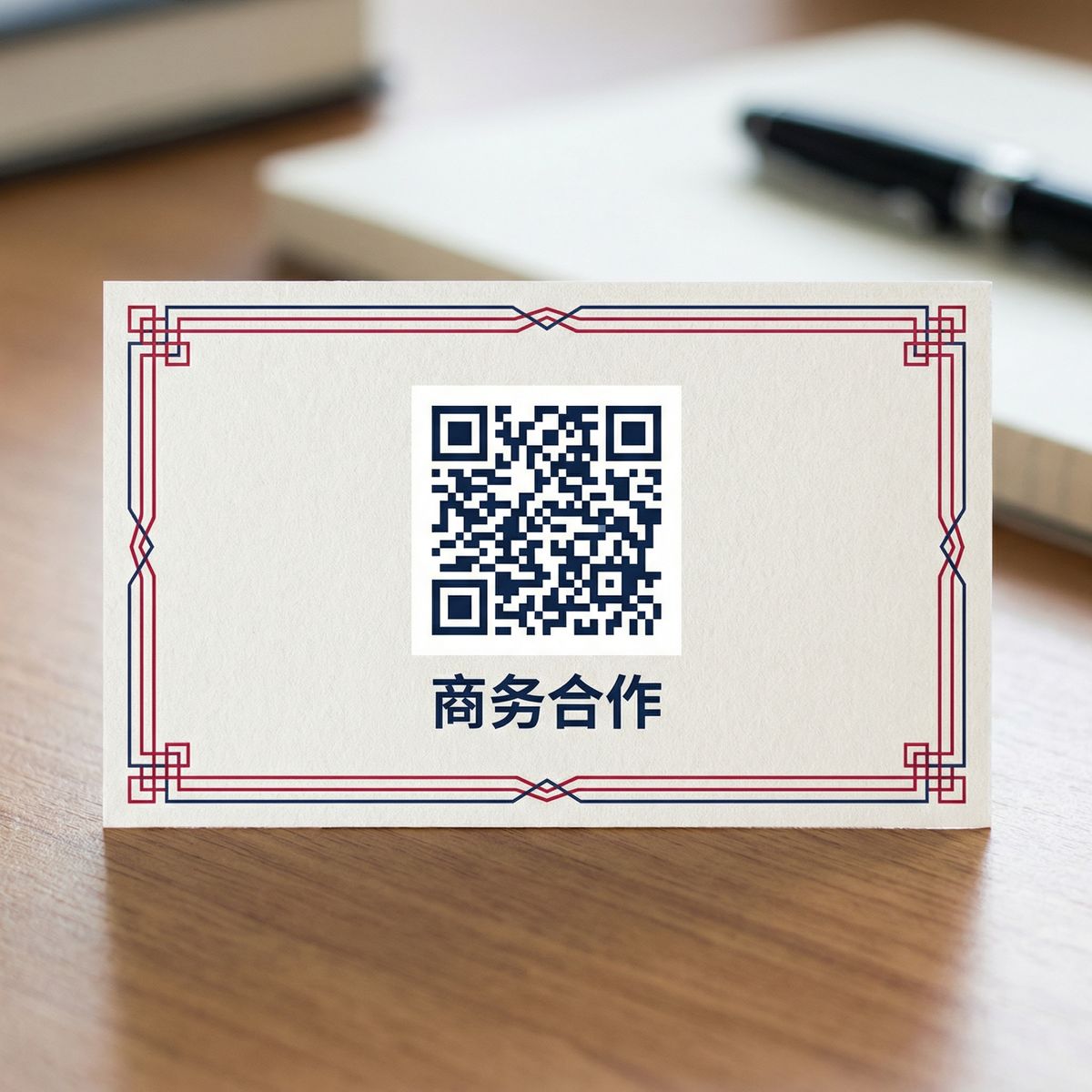 高清3D动漫商务二维码